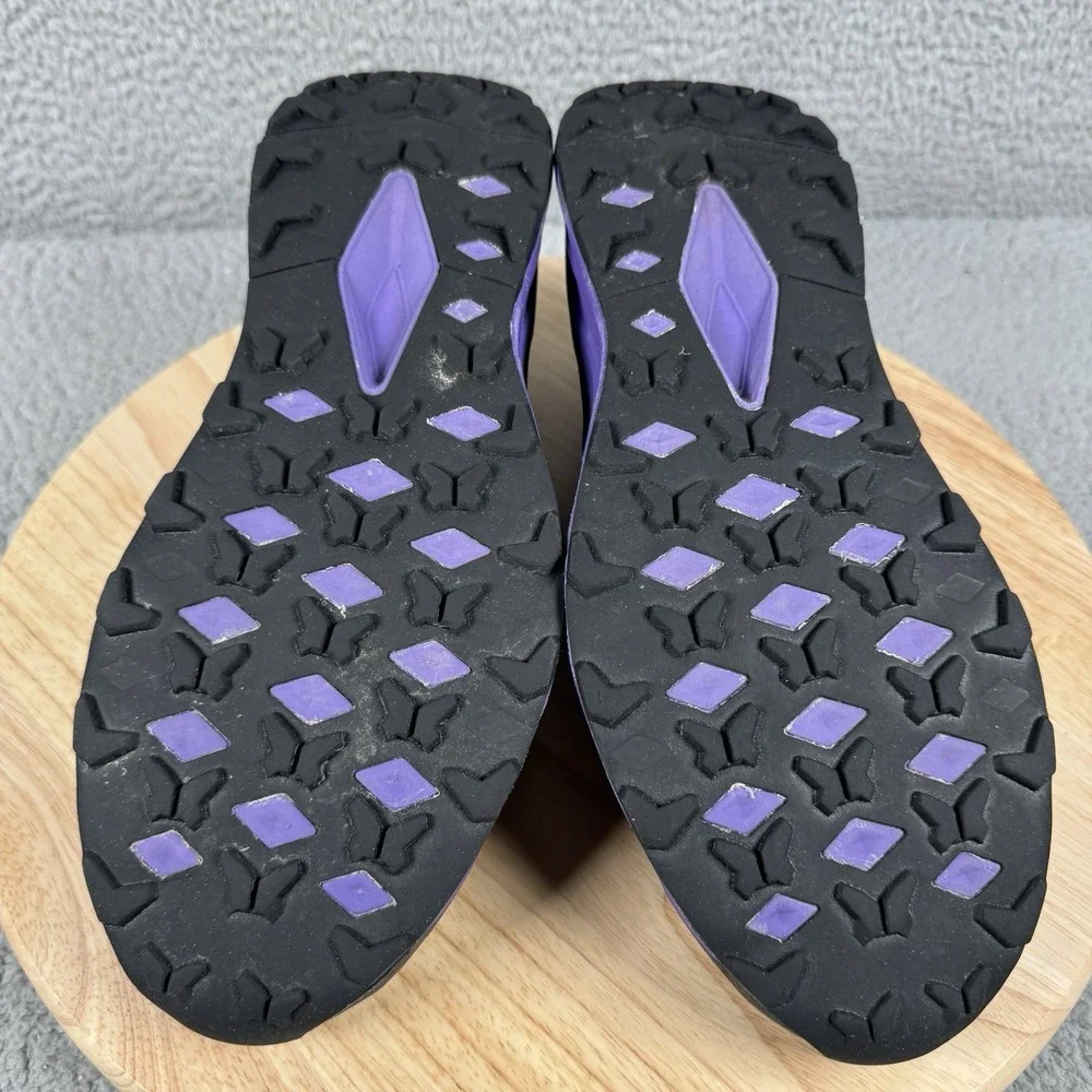 North Face Vectiv Flight Mens Size 11 Black Purple Trail Running‎ Hiking Shoes